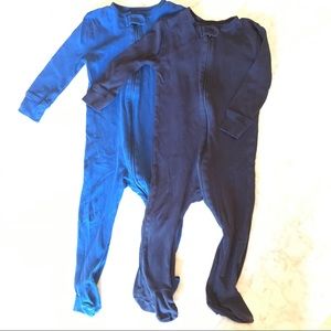 Primary zip Footie Rompers PJ 18-24m